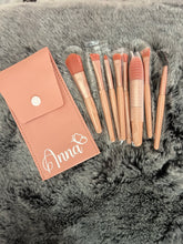 Load image into Gallery viewer, Personalised make up brush travel set