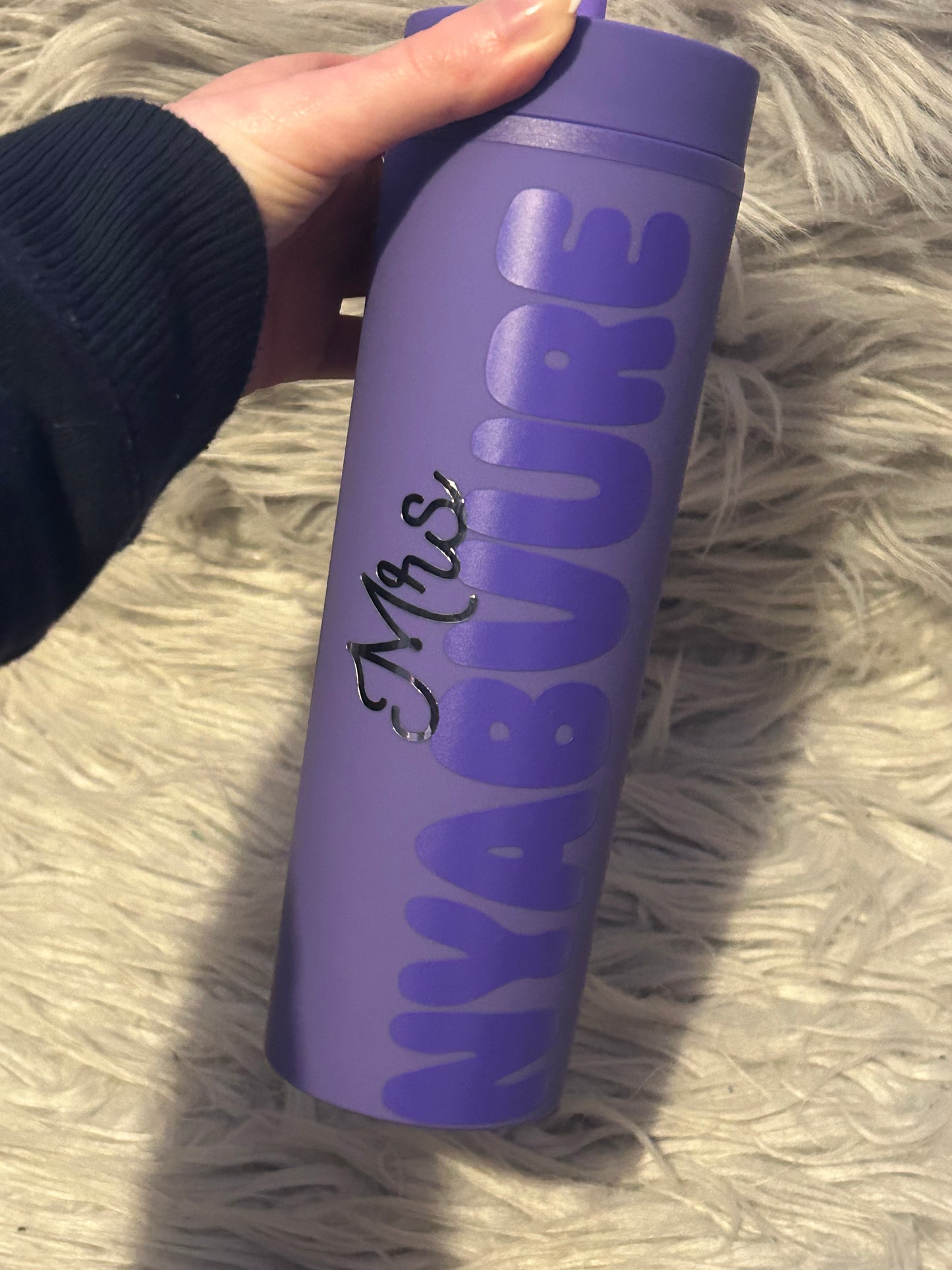 Personalised teacher skinny tumblers