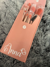 Load image into Gallery viewer, Personalised make up brush travel set