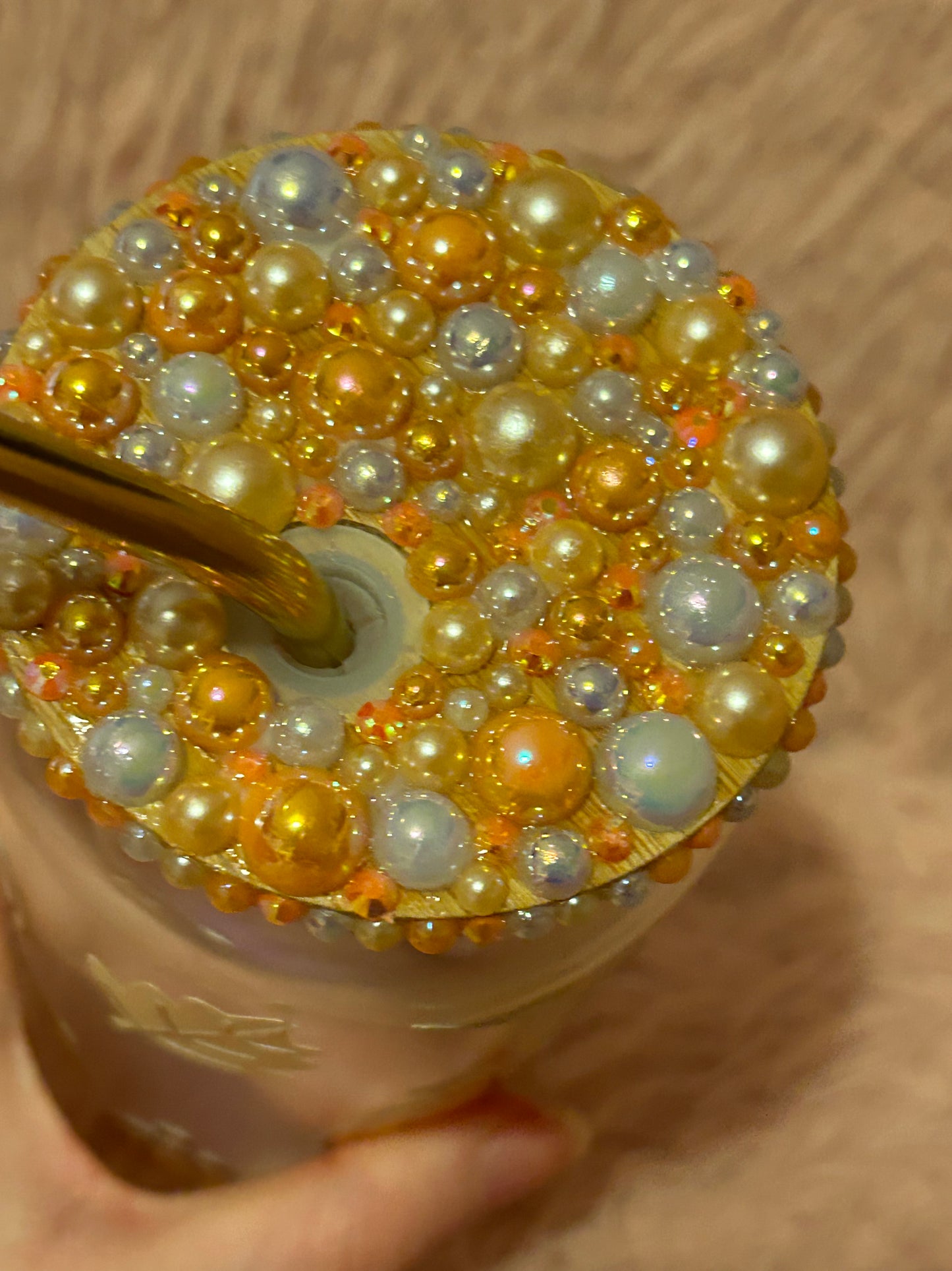 Pumpkin Glass Can