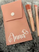 Load image into Gallery viewer, Personalised make up brush travel set