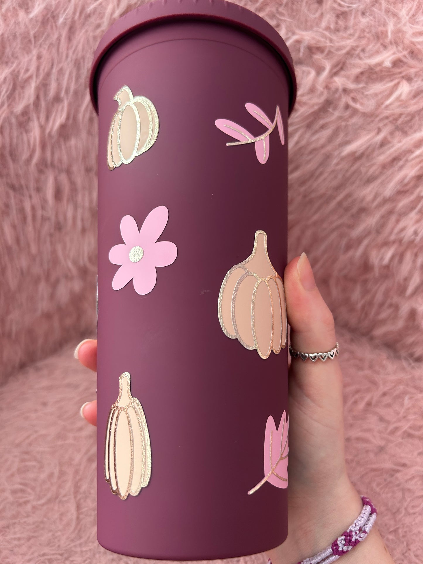 Pumpkin double walled tumbler