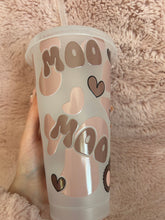 Load image into Gallery viewer, Highland cow Moo cold cup