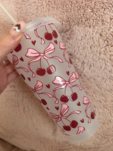 Load image into Gallery viewer, Cherry bow cold cup