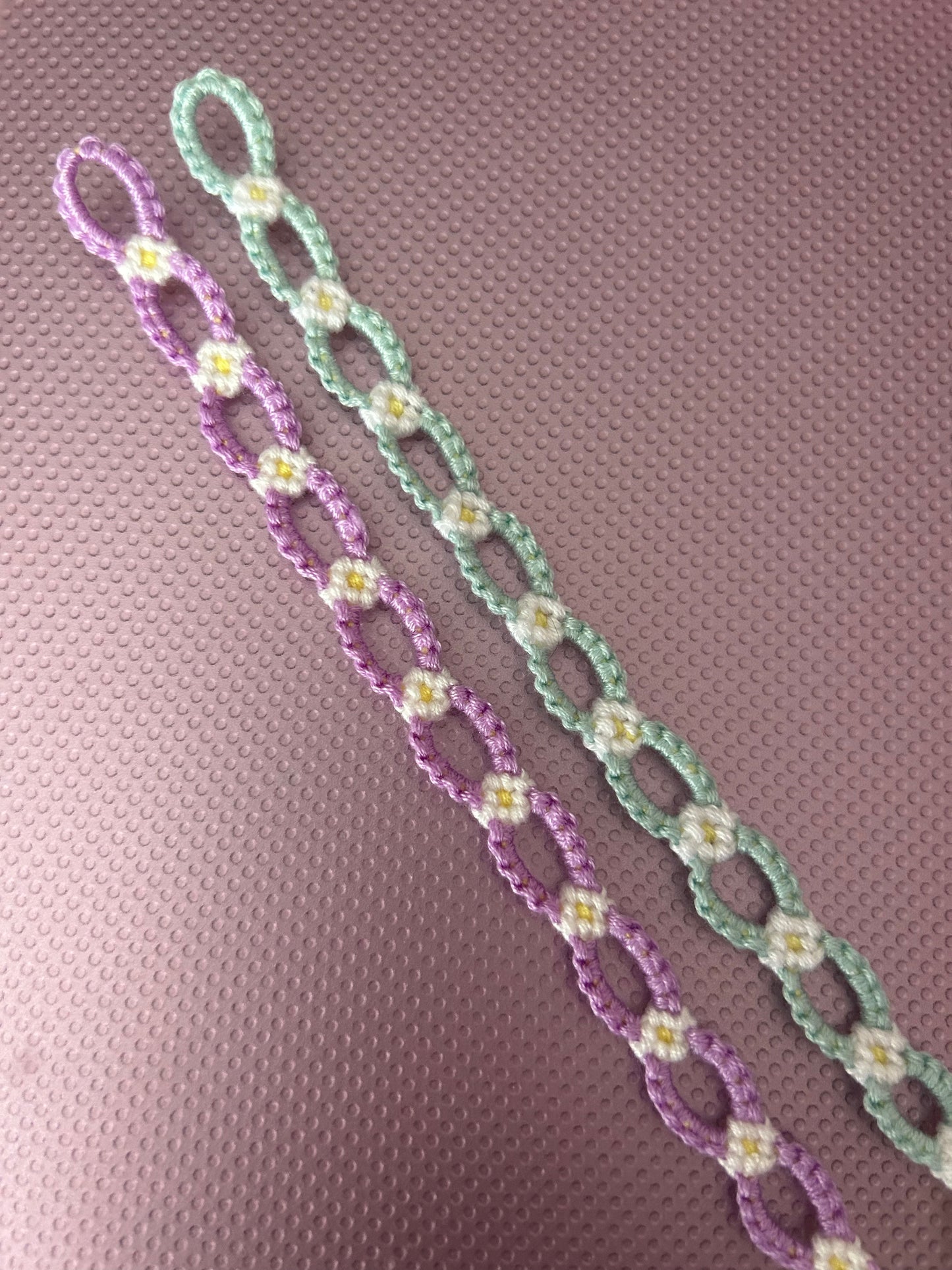 daisy chain bracelet or anklet