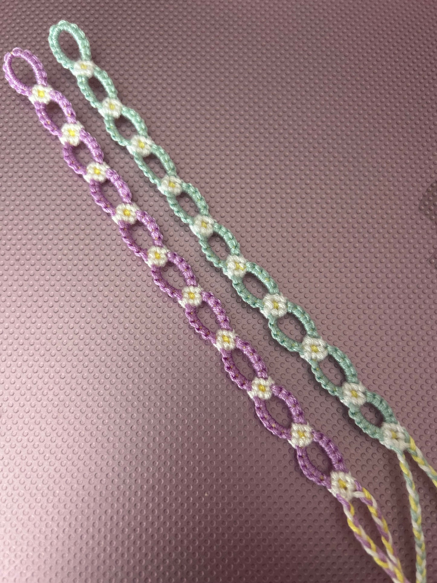 daisy chain bracelet or anklet