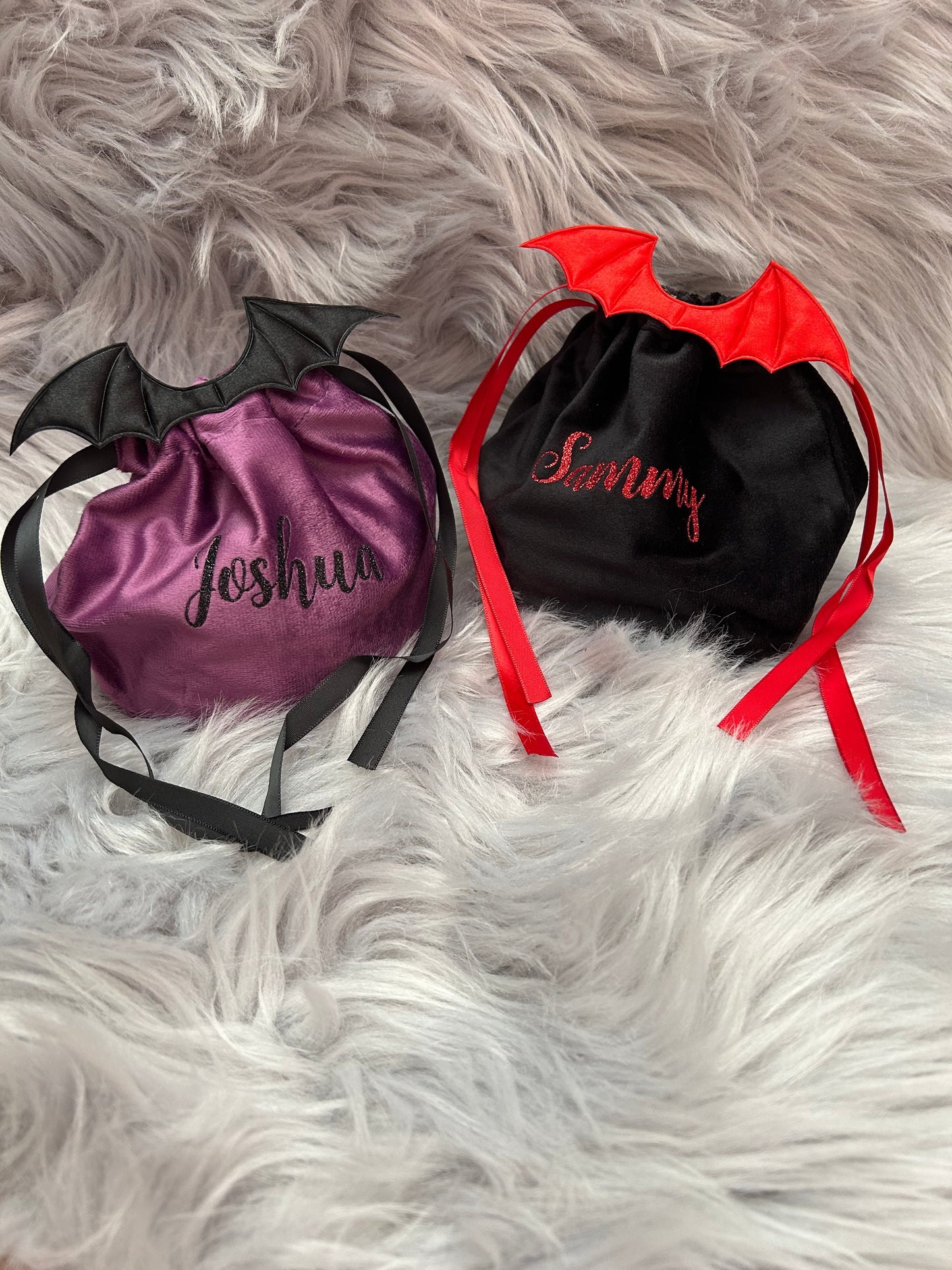 Personalised Bat/Cat Halloween Treat Bag