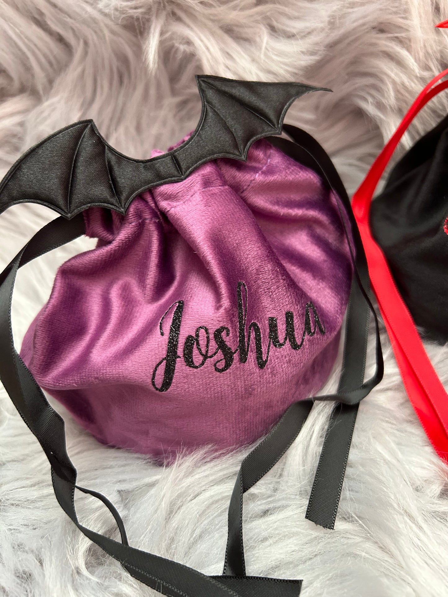 Personalised Bat/Cat Halloween Treat Bag