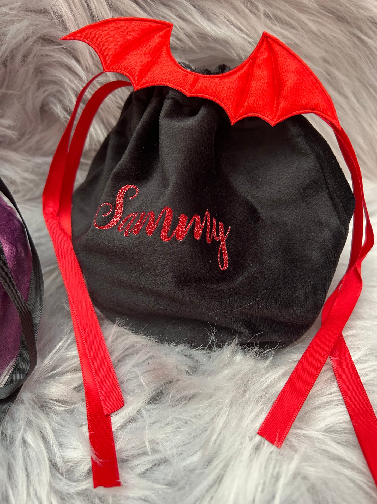 Personalised Bat/Cat Halloween Treat Bag