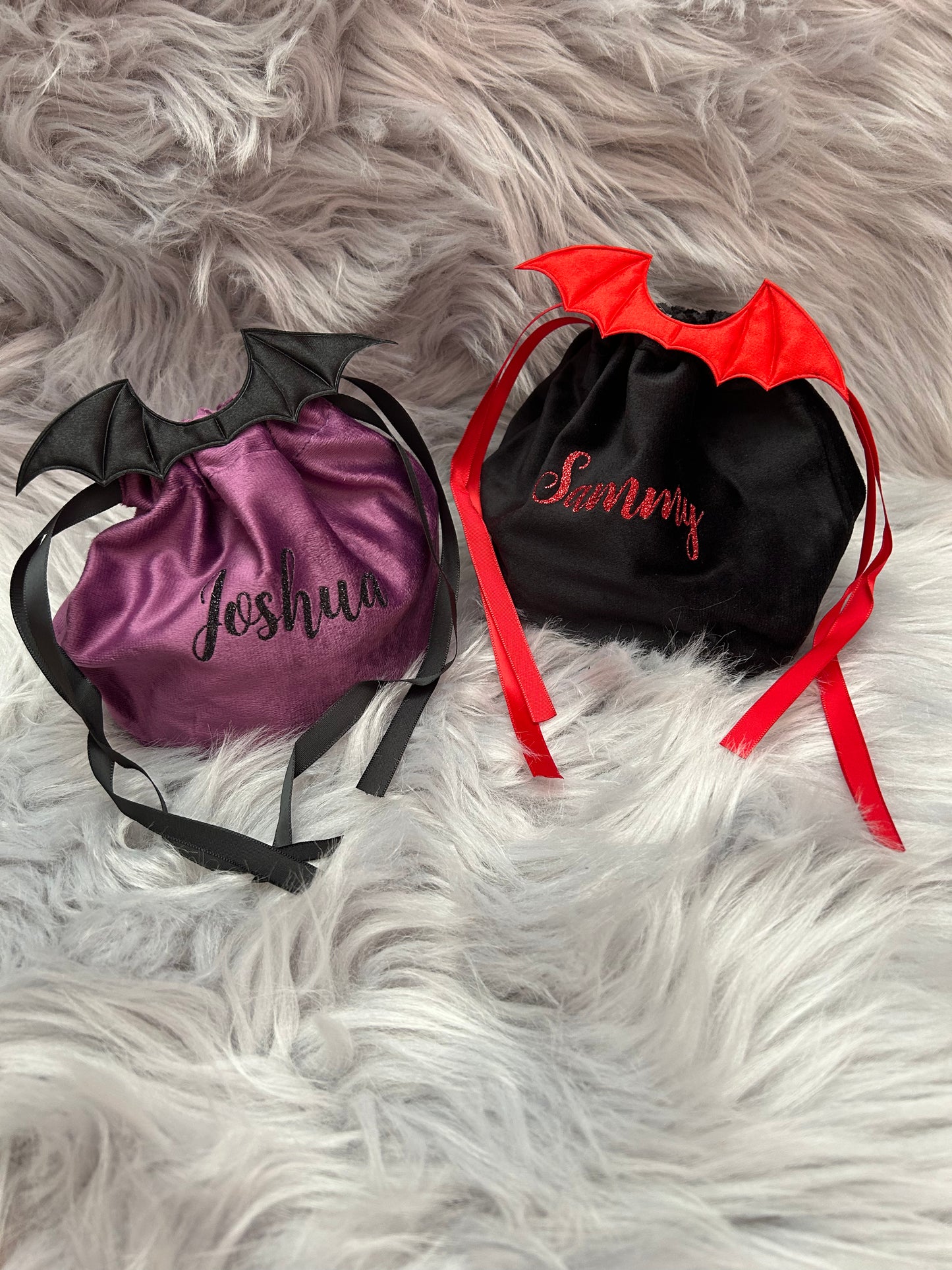Personalised Bat/Cat Halloween Treat Bag