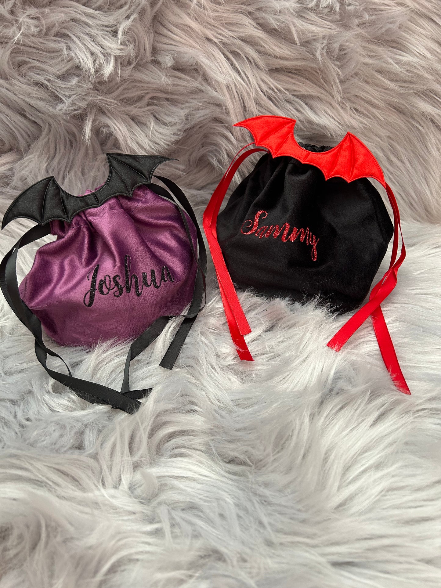 Personalised Bat/Cat Halloween Treat Bag