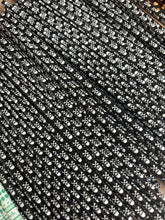 Load image into Gallery viewer, Black with white skull halloween plastic straw