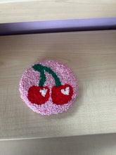 Load image into Gallery viewer, Cherry Mug Rug/Car Coaster