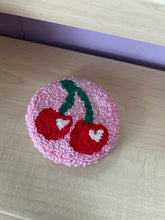 Load image into Gallery viewer, Cherry Mug Rug/Car Coaster