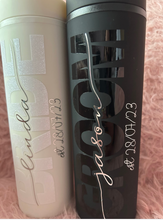 Load image into Gallery viewer, Personalised bridal skinny tumblers