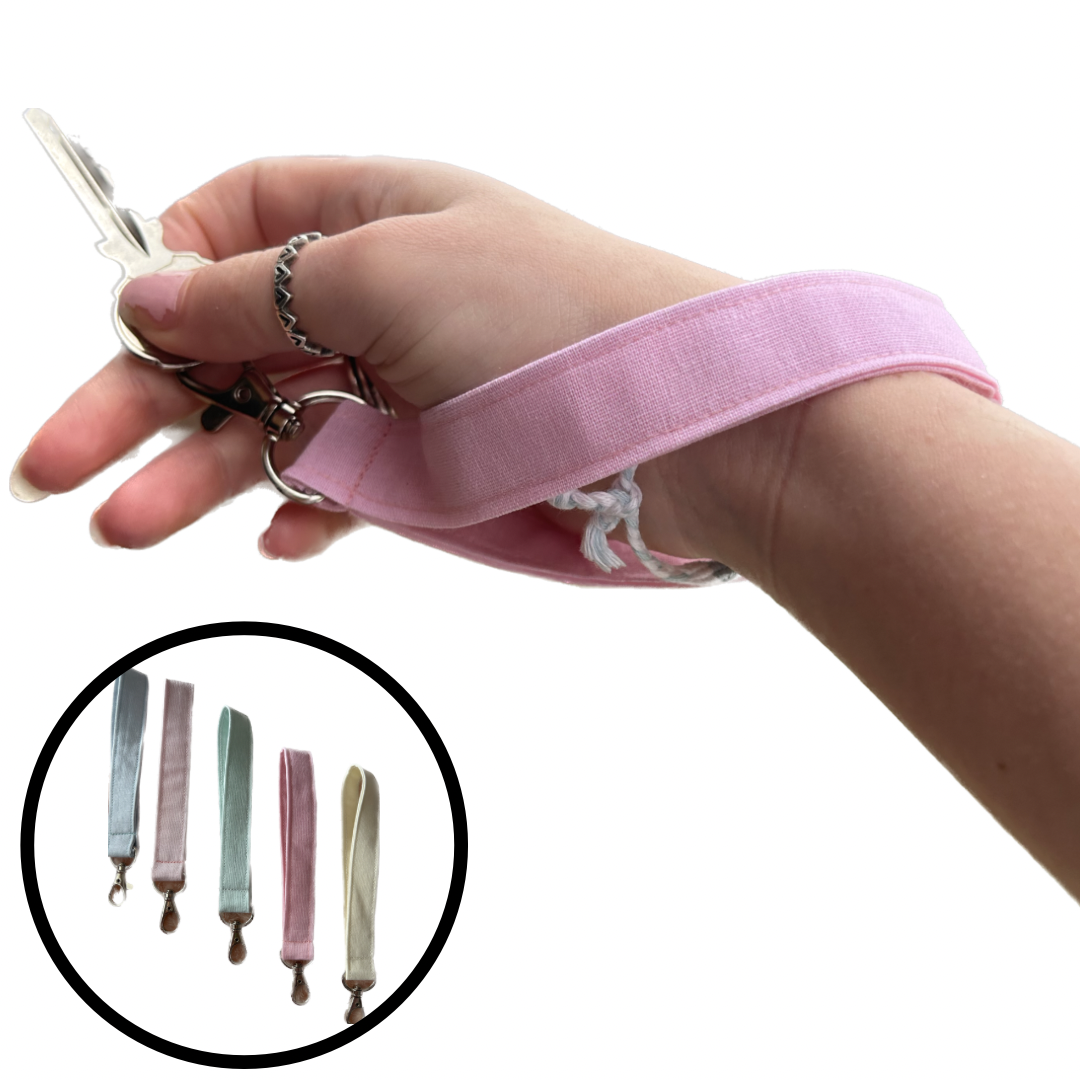 Plain colour wristlet