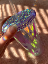 Load image into Gallery viewer, Floral holographic cold cup