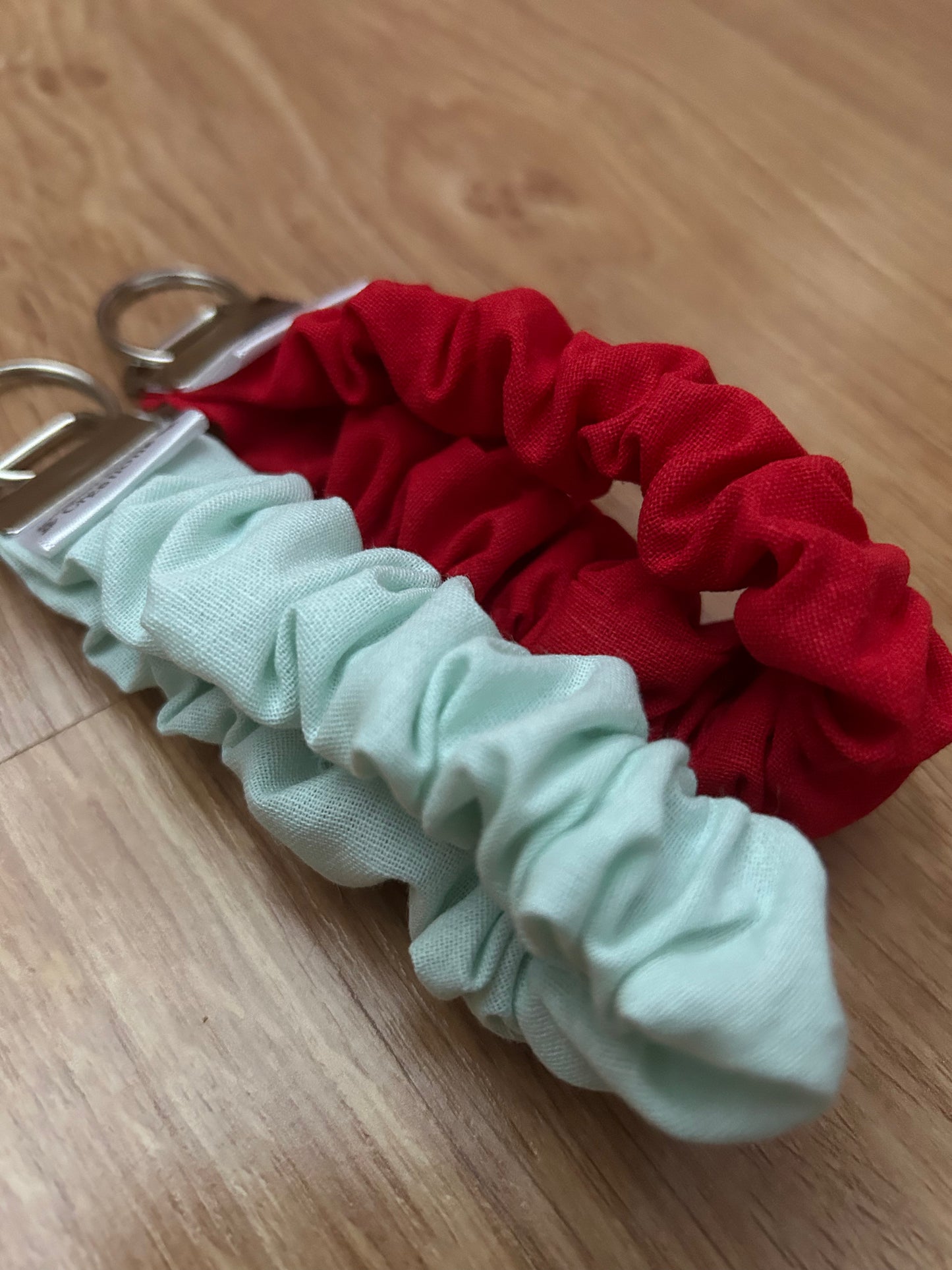Plain colour scrunchy wristlet