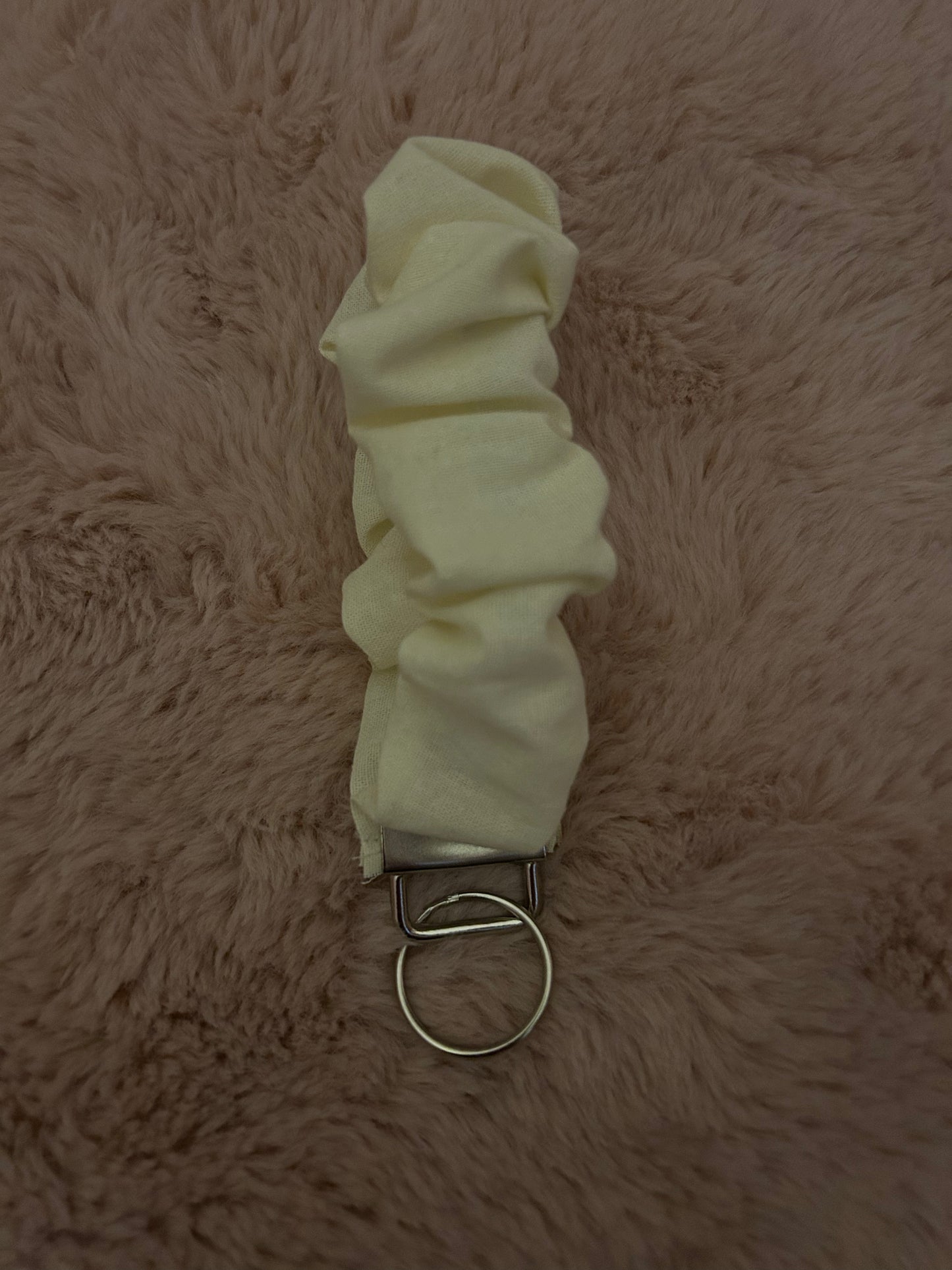 Plain colour scrunchy wristlet