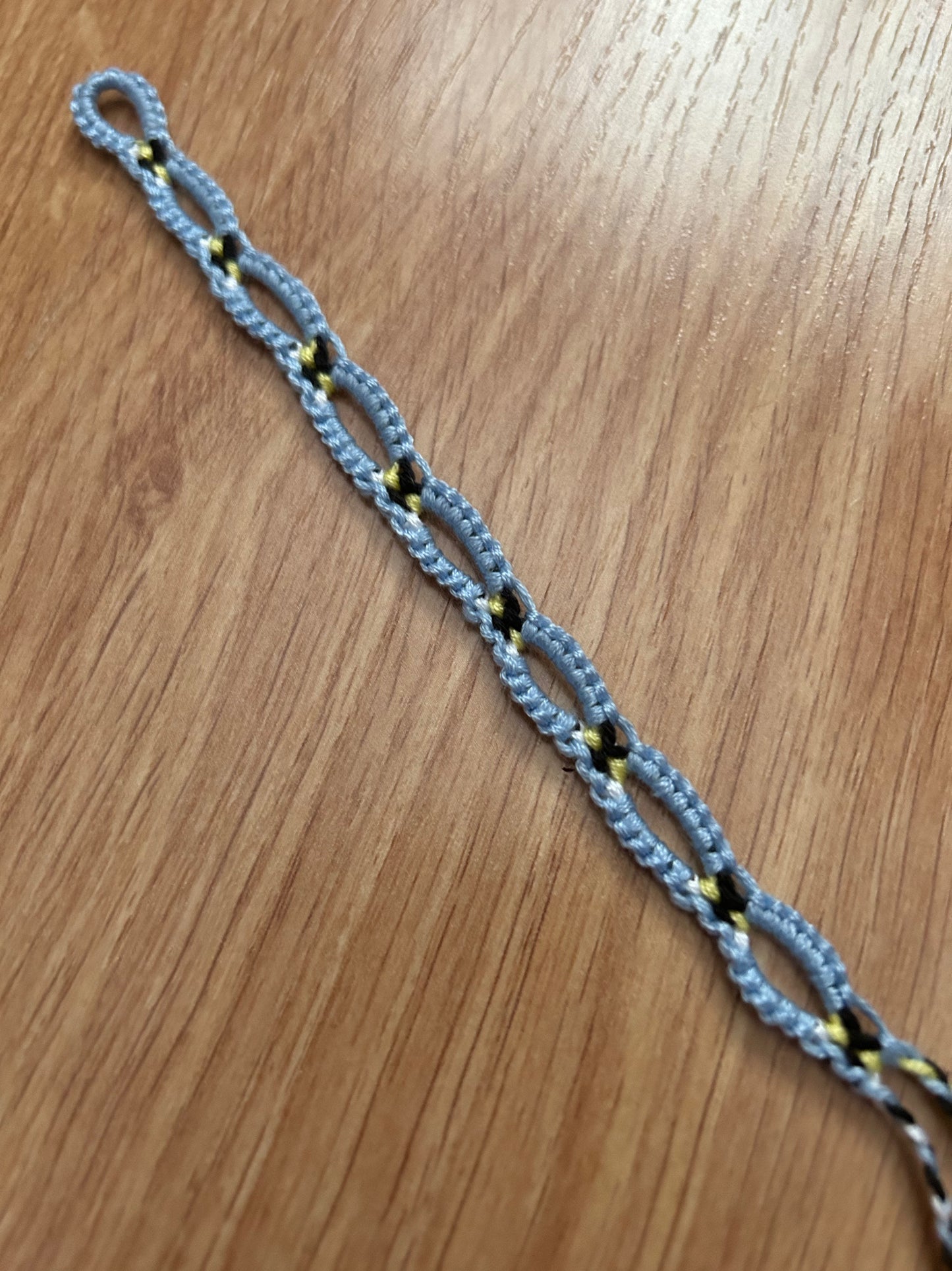 Bee chain bracelet or anklet
