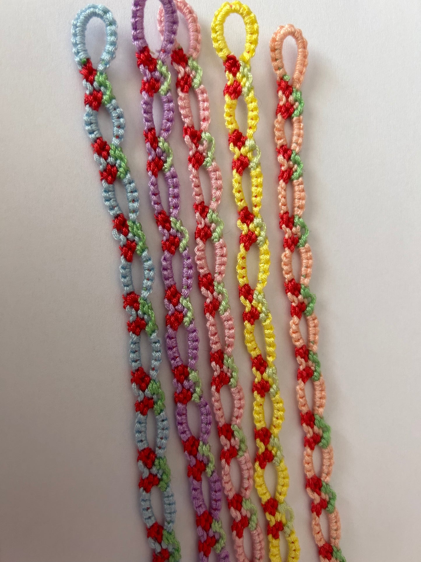 Cherry chain bracelet or anklet