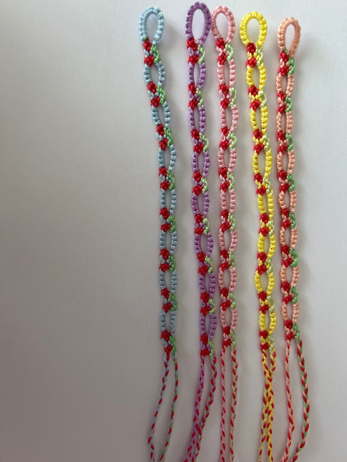 Cherry chain bracelet or anklet
