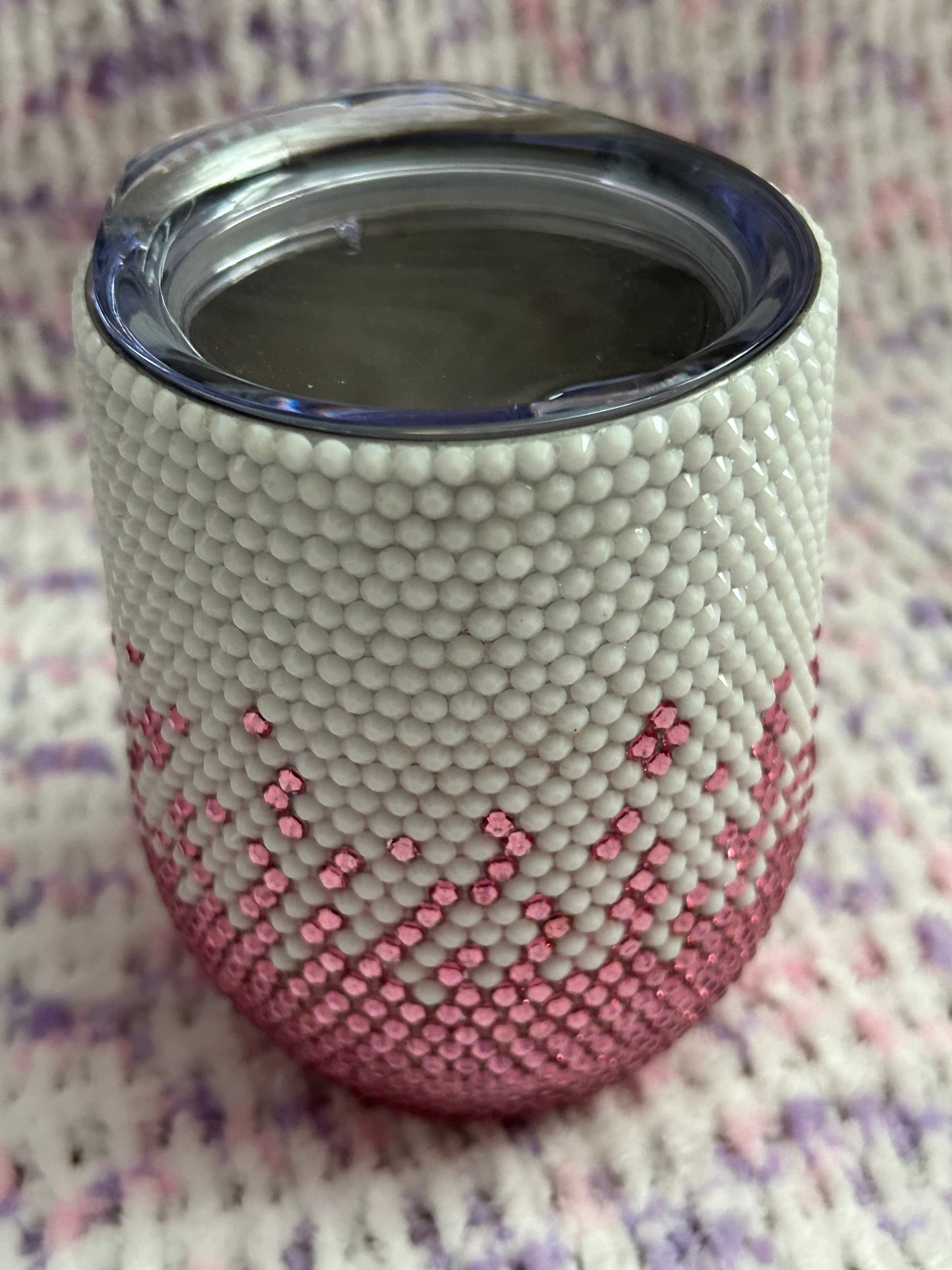 Ombre Rhinestone stemless tumbler