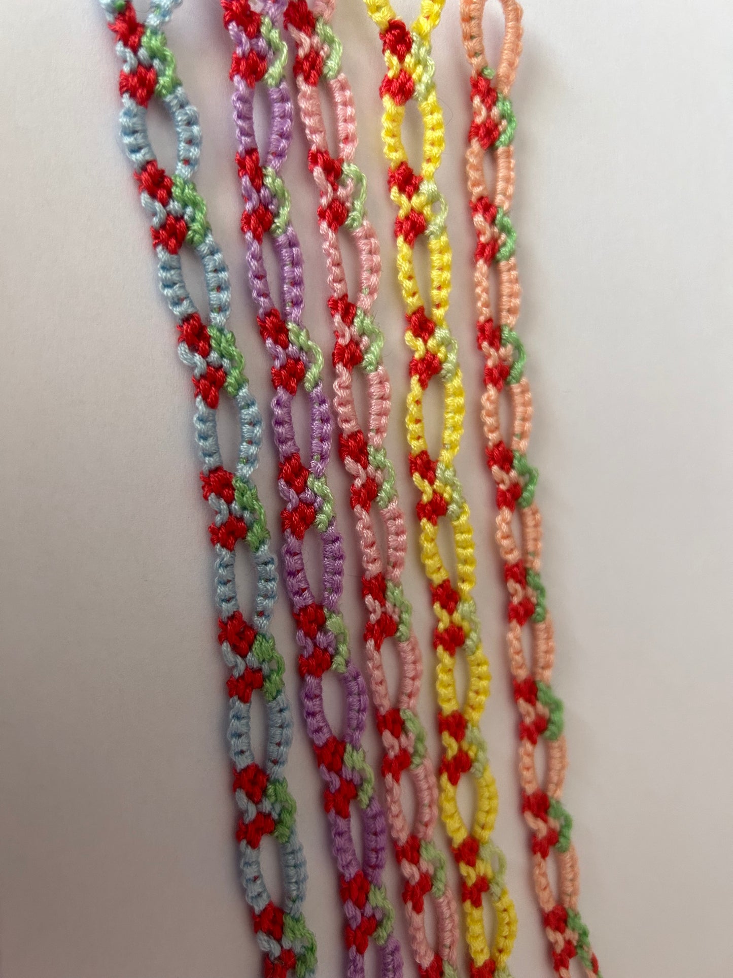 Cherry chain bracelet or anklet