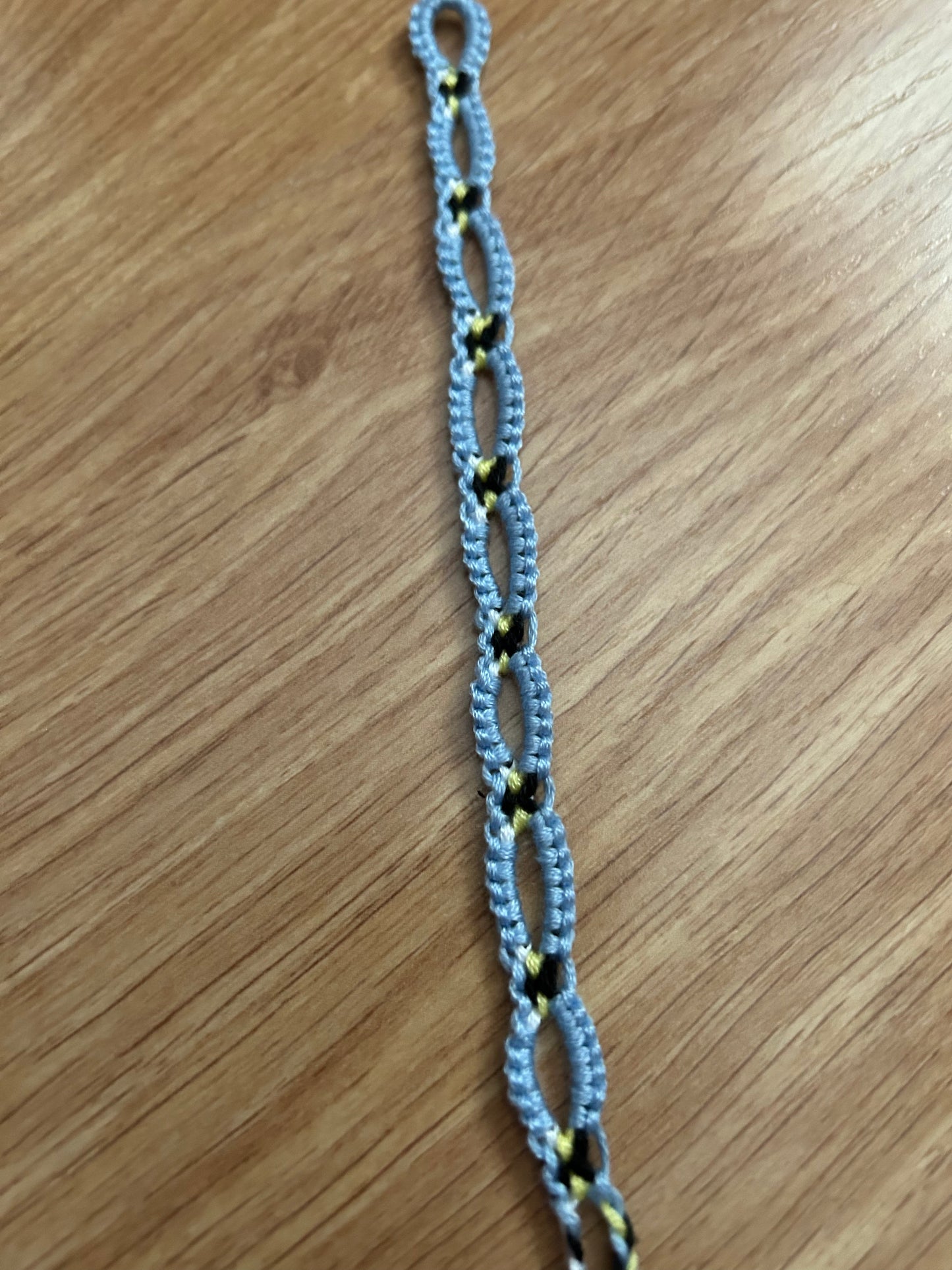 Bee chain bracelet or anklet