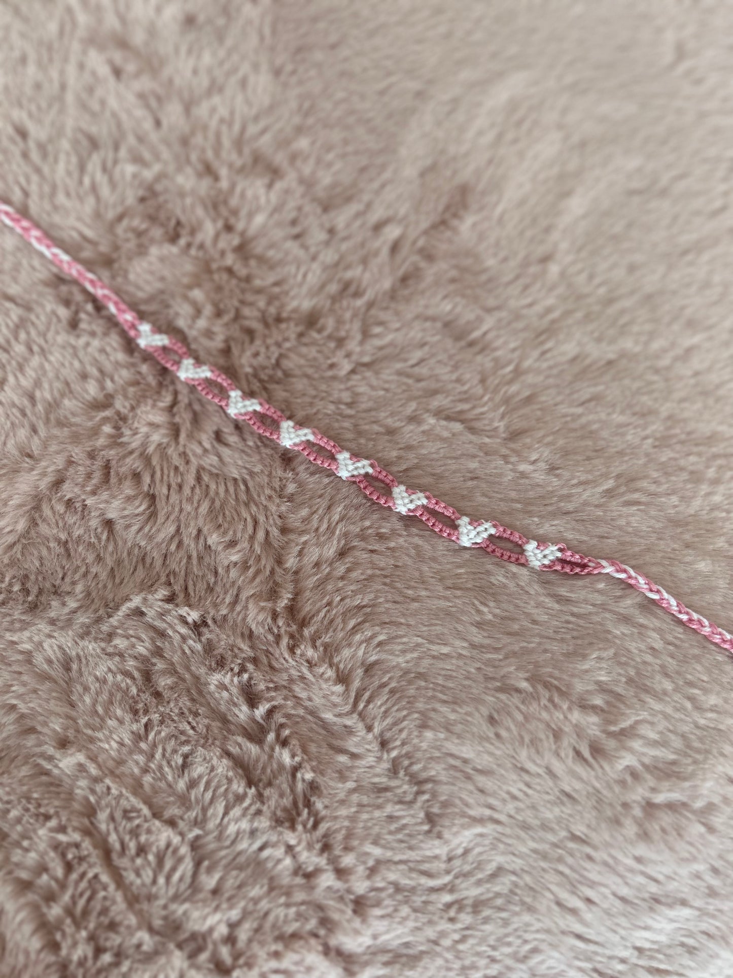 love heart chain bracelet
