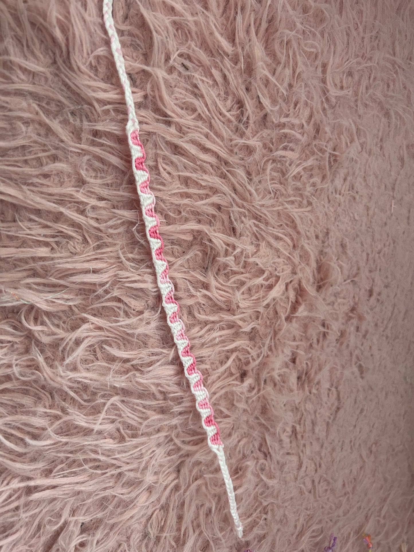 Pink ombré mini wave bracelet