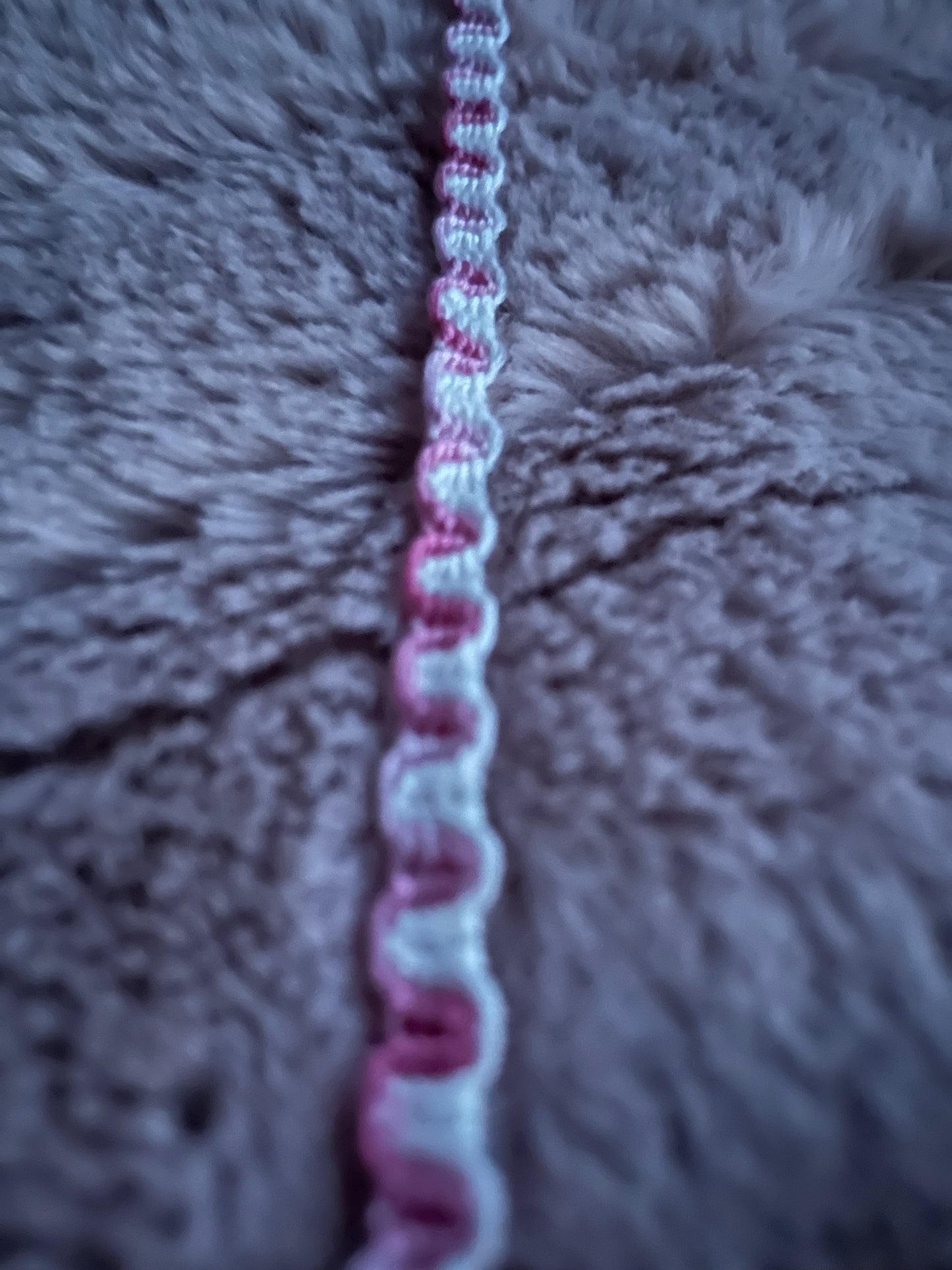 Pink ombré mini wave bracelet
