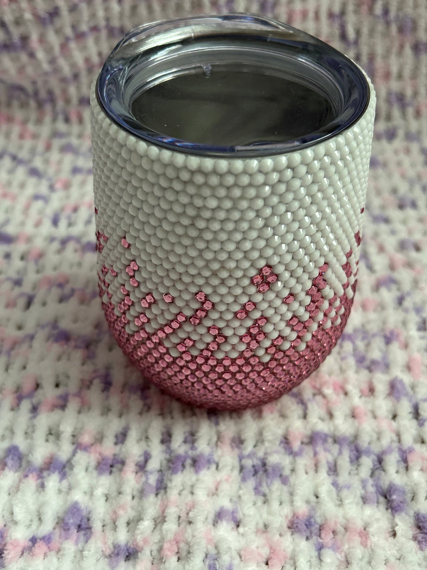 Ombre Rhinestone stemless tumbler