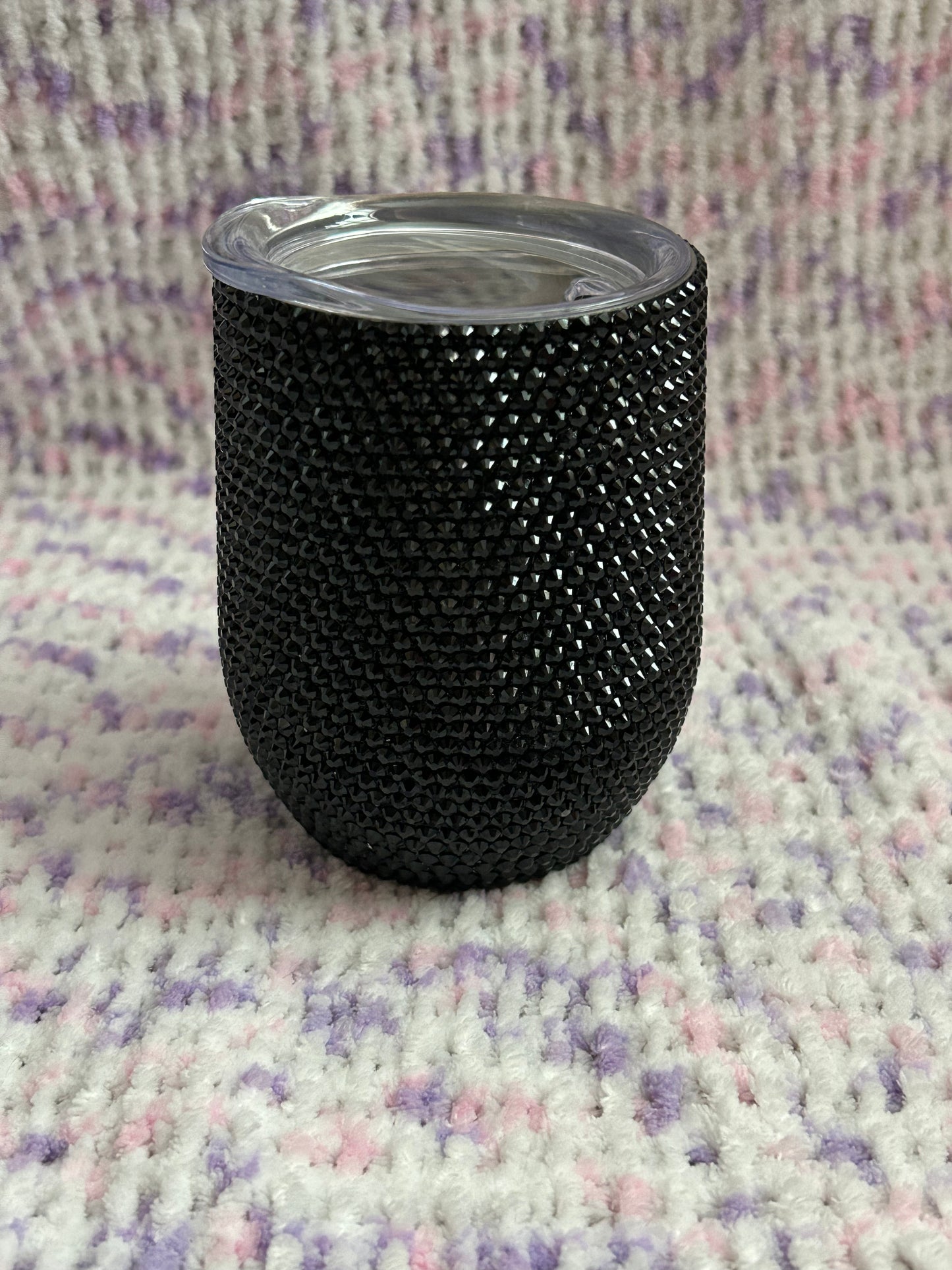Rhinestone stemless tumbler