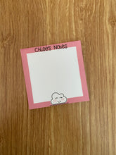 Load image into Gallery viewer, Personalised Kawaii cloud memo pad