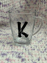 Load image into Gallery viewer, Initial and Name Glass Mug
