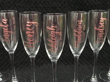 Load image into Gallery viewer, Bridal champagne flutes