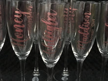 Load image into Gallery viewer, Bridal champagne flutes