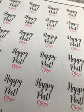 Load image into Gallery viewer, happy post stickers, order stickers, stickers
