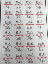 Load image into Gallery viewer, Bride Tribe stickers, Bridal Stickers, Hen party stickers, stickers