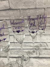 Load image into Gallery viewer, Bridal champagne flutes