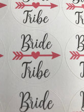 Load image into Gallery viewer, Bride Tribe stickers, Bridal Stickers, Hen party stickers, stickers