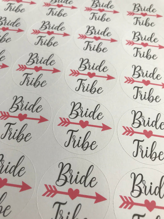Bride Tribe stickers, Bridal Stickers, Hen party stickers, stickers