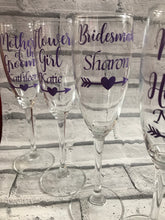 Load image into Gallery viewer, Bridal champagne flutes