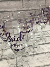 Load image into Gallery viewer, Bridal champagne flutes