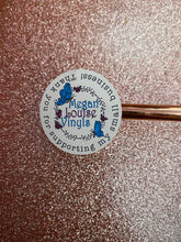 Load image into Gallery viewer, Thank you for supporting my small business circular Logo stickers, design your own stickers, order stickers, stickers