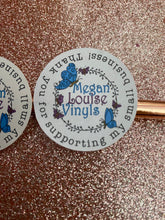 Load image into Gallery viewer, Thank you for supporting my small business circular Logo stickers, design your own stickers, order stickers, stickers