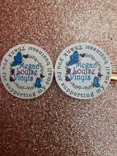 Load image into Gallery viewer, Thank you for supporting my small business circular Logo stickers, design your own stickers, order stickers, stickers