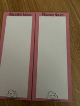 Load image into Gallery viewer, Personalised Kawaii cloud notepad