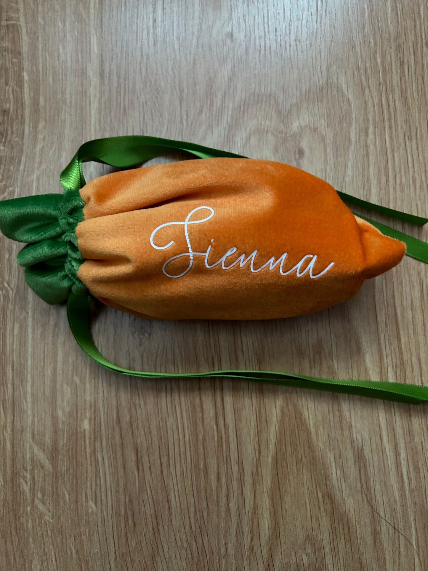 Personalised Carrot Easter treat bags